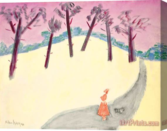 Milton Avery Evening Stroll, 1961 Stretched Canvas Print / Canvas Art