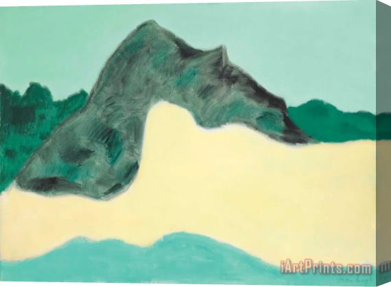 Milton Avery Pale Field, Dark Mountain, 1959 Stretched Canvas Painting / Canvas Art