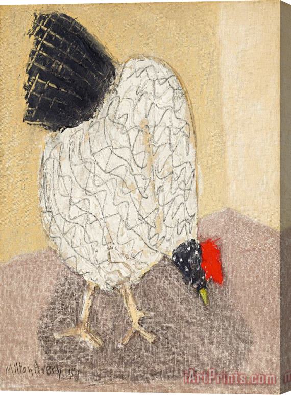 Milton Avery Pecking Hen, 1954 Stretched Canvas Painting / Canvas Art
