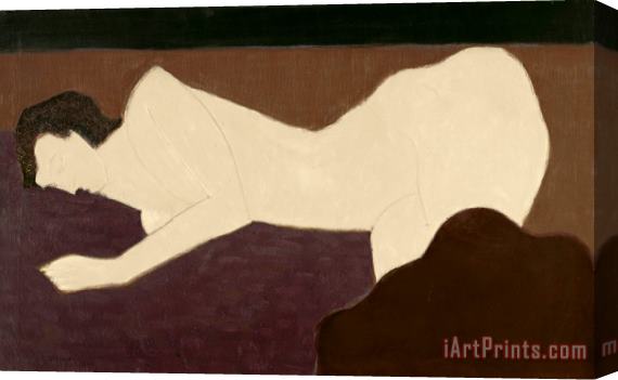 Milton Avery Sleeping Nude, 1950 Stretched Canvas Painting / Canvas Art
