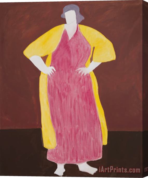 Milton Avery Yellow Robe, 1960 Stretched Canvas Painting / Canvas Art