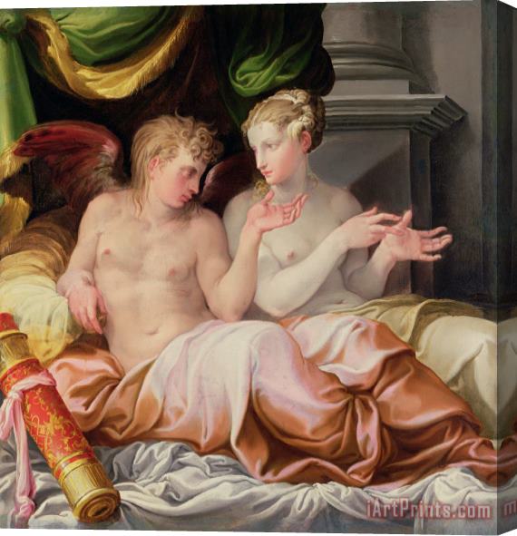 Niccolo dell Abate Eros and Psyche Stretched Canvas Print / Canvas Art