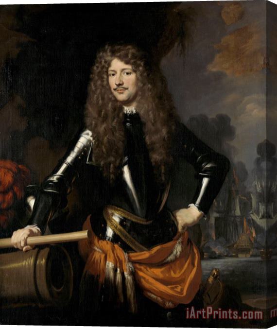 Nicolaes Maes Cornelis Evertsen, Lieutenant Admiral of Zeeland Stretched Canvas Print / Canvas Art
