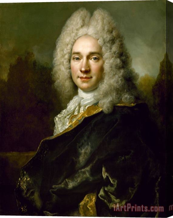 Nicolas de Largilliere Portrait of Pierre Cadeau De Mongazon Stretched Canvas Print / Canvas Art