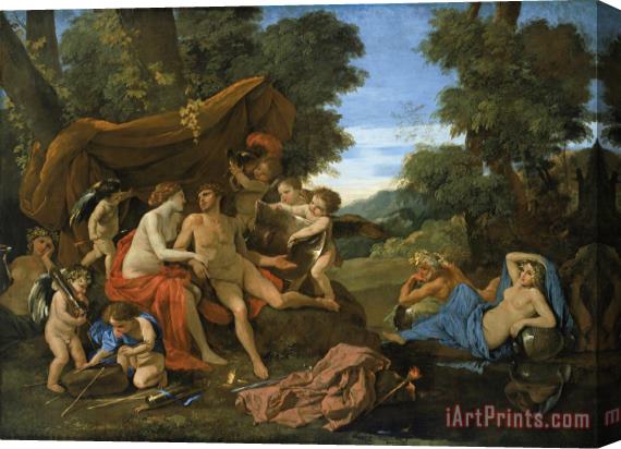 Nicolas Poussin Mars And Venus Stretched Canvas Painting / Canvas Art