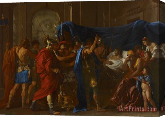 Nicolas Poussin The Death Of Germanicus Stretched Canvas Painting / Canvas Art