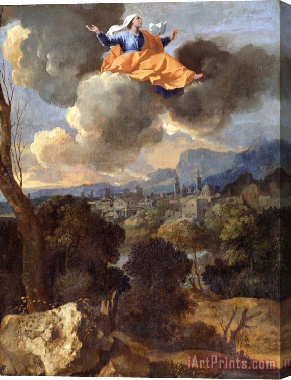 Nicolas Poussin The Translation of Saint Rita of Cascia Stretched Canvas Print / Canvas Art