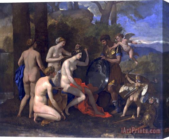 Nicolas Poussin Venus And Mars Stretched Canvas Print / Canvas Art
