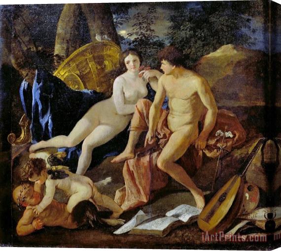 Nicolas Poussin Venus And Mercury Stretched Canvas Painting / Canvas Art