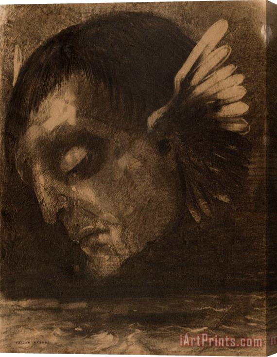 Odilon Redon Tears (les Pleurs) Stretched Canvas Painting / Canvas Art