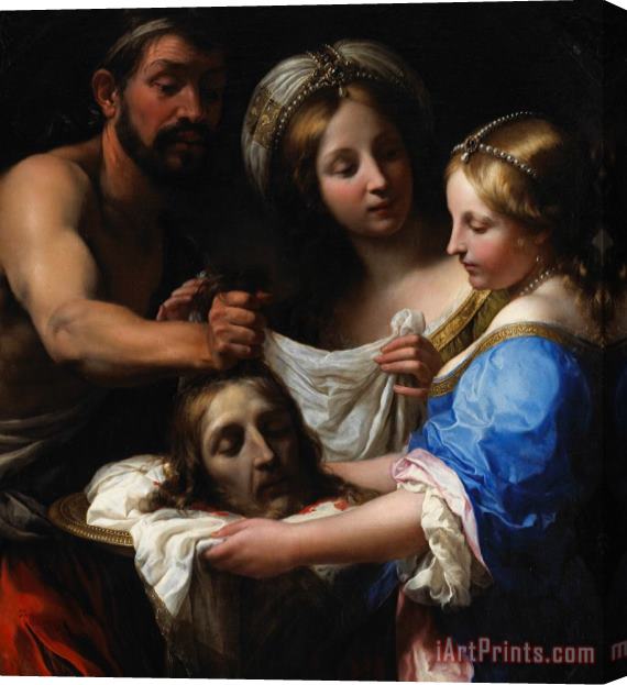 Onorio Marinari Salome With The Head Of Saint John The Baptist Stretched Canvas Print / Canvas Art