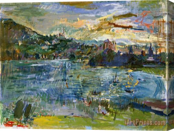 Oskar Kokoschka Lac D'annecy II Stretched Canvas Print / Canvas Art