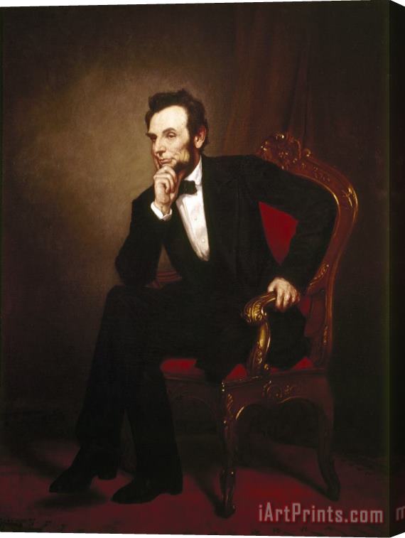 Others Abraham Lincoln (1809-1865) Stretched Canvas Print / Canvas Art