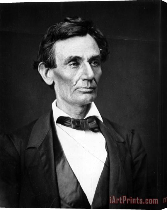Others Abraham Lincoln Portrait Stretched Canvas Print / Canvas Art