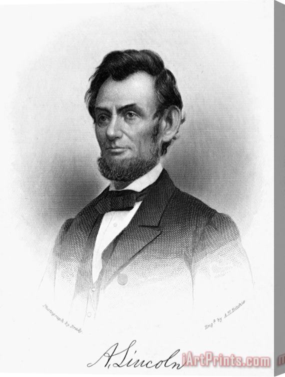 Others Abraham Lincoln Stretched Canvas Print / Canvas Art