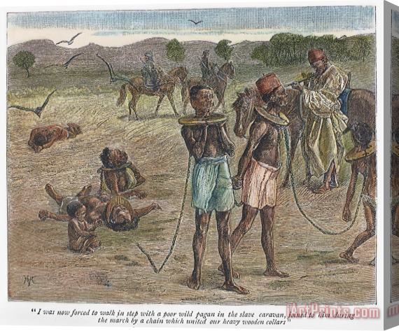 Others Africa: Slave Trade, 1889 Stretched Canvas Painting / Canvas Art