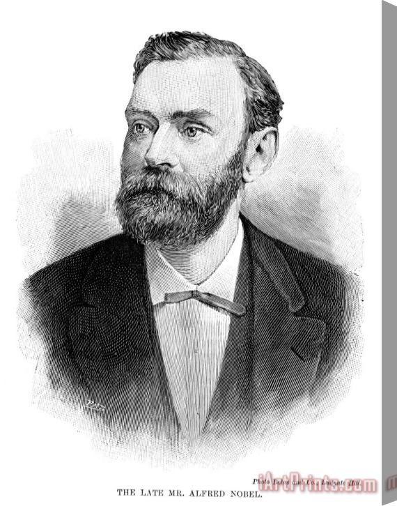Others Alfred Nobel (1833-1896) Stretched Canvas Print / Canvas Art