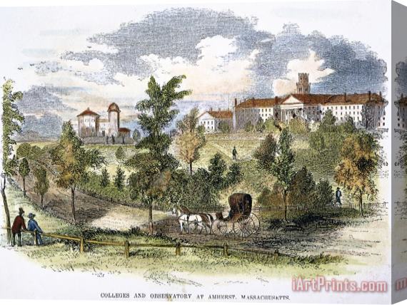 Others Amherst College, 1855 Stretched Canvas Print / Canvas Art