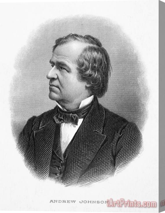 Others Andrew Johnson (1808-1875) Stretched Canvas Print / Canvas Art