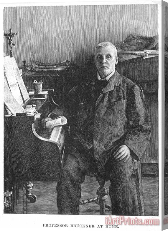 Others Anton Bruckner (1824-1896) Stretched Canvas Print / Canvas Art