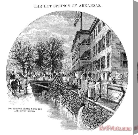 Others Arkansas: Hot Springs Stretched Canvas Print / Canvas Art