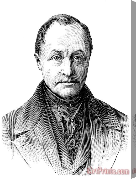 Others Auguste Comte (1798-1857) Stretched Canvas Print / Canvas Art