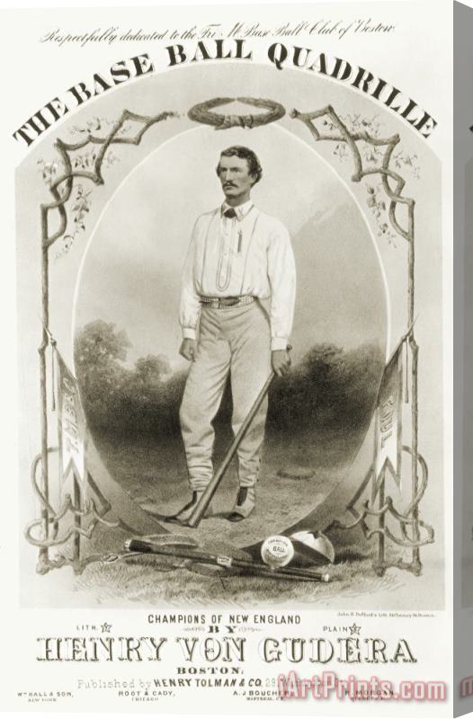 Others Baseball, 1867 Stretched Canvas Painting / Canvas Art