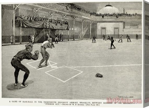 Others Baseball: Brooklyn, 1890 Stretched Canvas Painting / Canvas Art