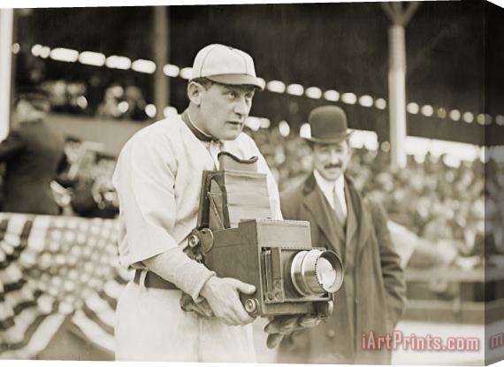 Others BASEBALL: CAMERA, c1911 Stretched Canvas Print / Canvas Art