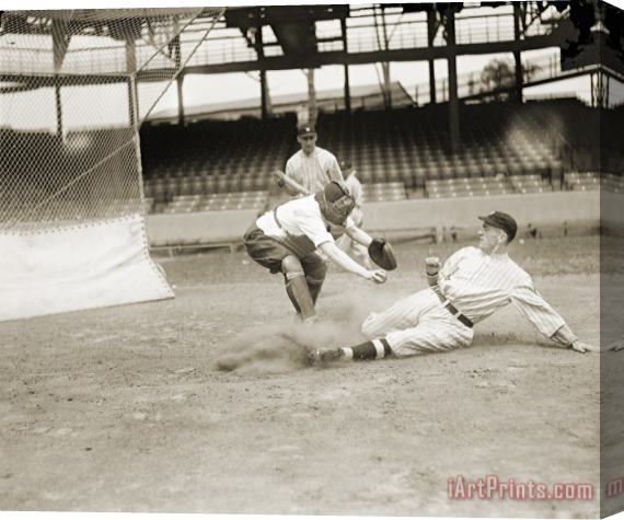 Others BASEBALL GAME, c1915 Stretched Canvas Print / Canvas Art