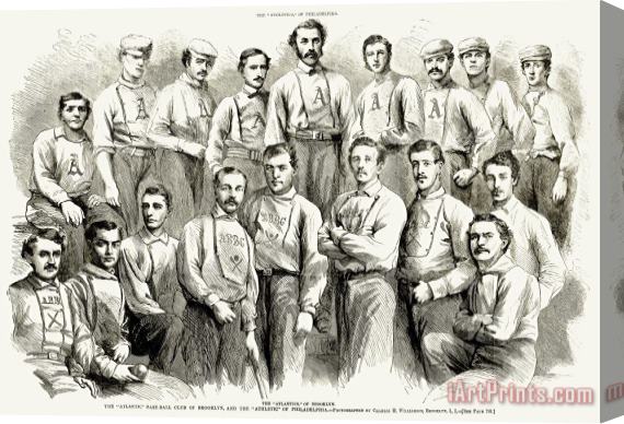 Others Baseball Teams, 1866 Stretched Canvas Painting / Canvas Art