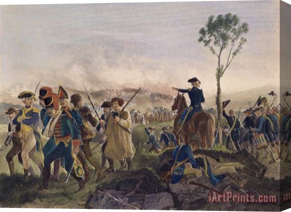 Others Battle Of Bennington, 1777 Stretched Canvas Print / Canvas Art