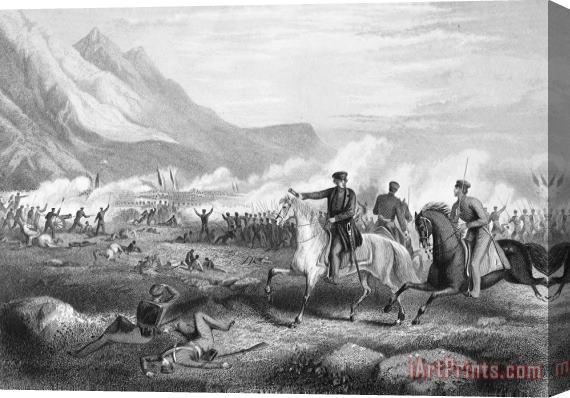 Others Battle Of Buena Vista, 1847 Stretched Canvas Print / Canvas Art