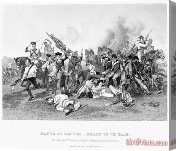 Others Battle Of Camden, 1780 Stretched Canvas Print / Canvas Art