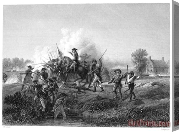 Others Battle Of Long Island, 1776 Stretched Canvas Print / Canvas Art