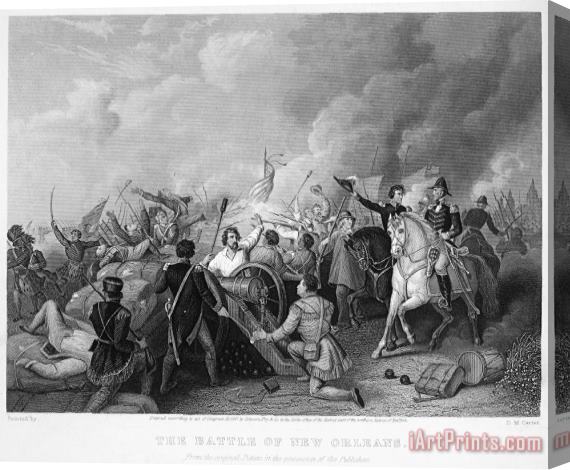 Others Battle Of New Orleans Stretched Canvas Print / Canvas Art