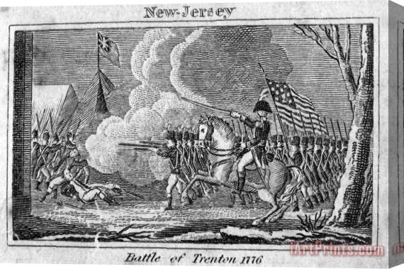 Others Battle Of Trenton, 1776 Stretched Canvas Print / Canvas Art