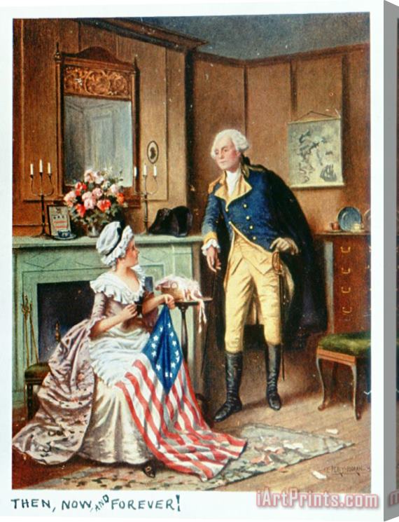Others Betsy Ross (1752-1836) Stretched Canvas Print / Canvas Art