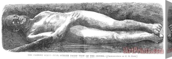 Others Cardiff Giant, 1869 Stretched Canvas Painting / Canvas Art