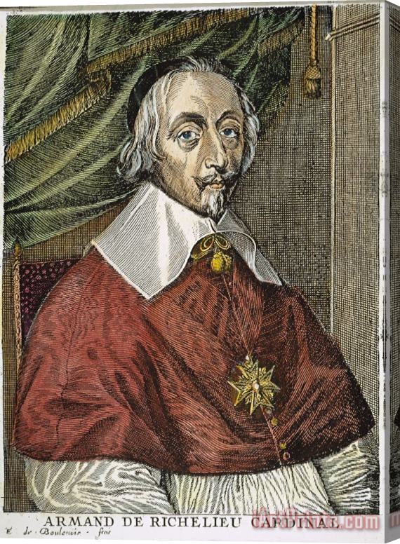 Others Cardinal Richelieu Stretched Canvas Print / Canvas Art