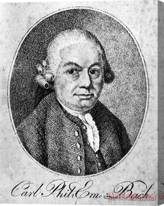Others Carl Philipp Emanuel Bach Stretched Canvas Print / Canvas Art