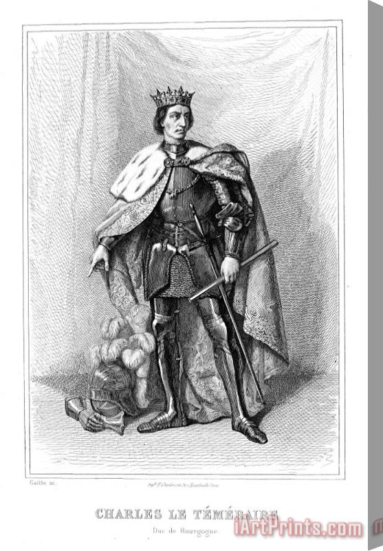 Others Charles The Bold (1433-1477) Stretched Canvas Print / Canvas Art