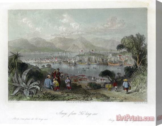 Others China: Xiamen, 1843 Stretched Canvas Print / Canvas Art