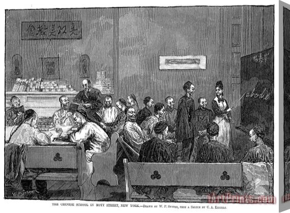 Others Chinese Immigrants, 1879 Stretched Canvas Print / Canvas Art
