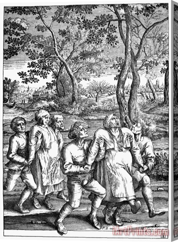 Others Chorea Hysteria, 1642 Stretched Canvas Print / Canvas Art
