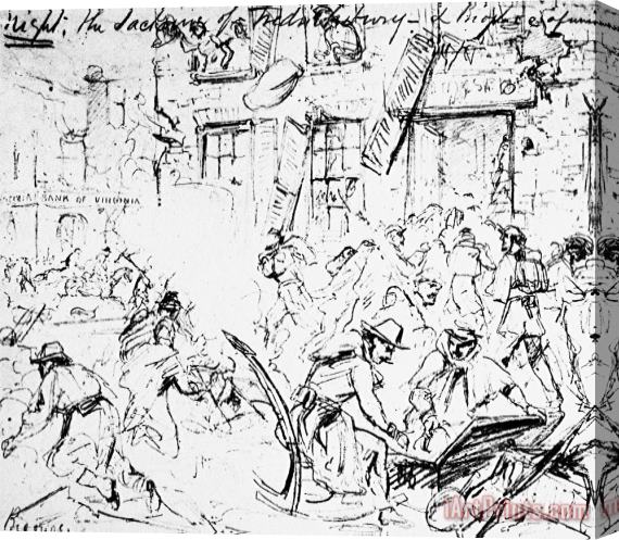 Others Civil War: Fredericksburg Stretched Canvas Print / Canvas Art