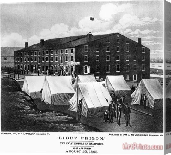 Others Civil War: Libby Prison Stretched Canvas Print / Canvas Art