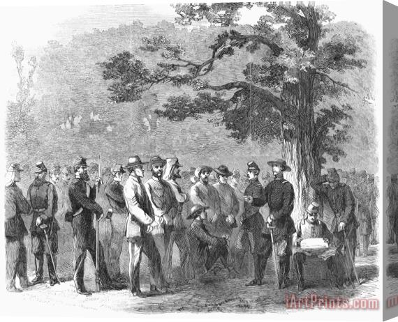 Others Civil War: Prisoners, 1861 Stretched Canvas Painting / Canvas Art