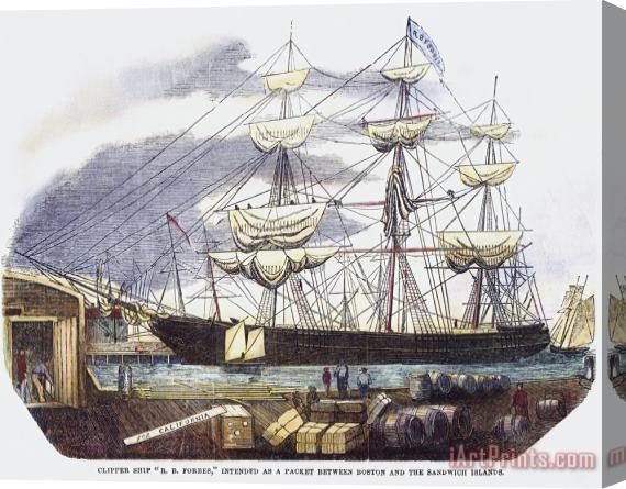 Others Clipper Ship, 1851 Stretched Canvas Print / Canvas Art