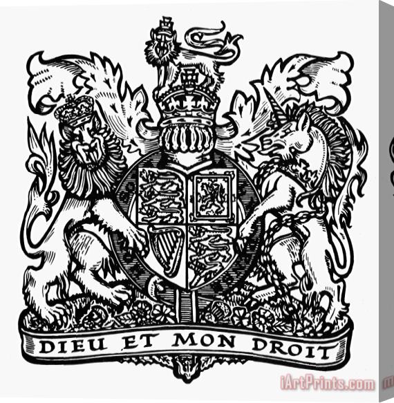 Others Coat Of Arms: Great Britain Stretched Canvas Print / Canvas Art